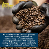 Café Decaf Highlander Grogg Door County Coffee 10 oz Grano Medio