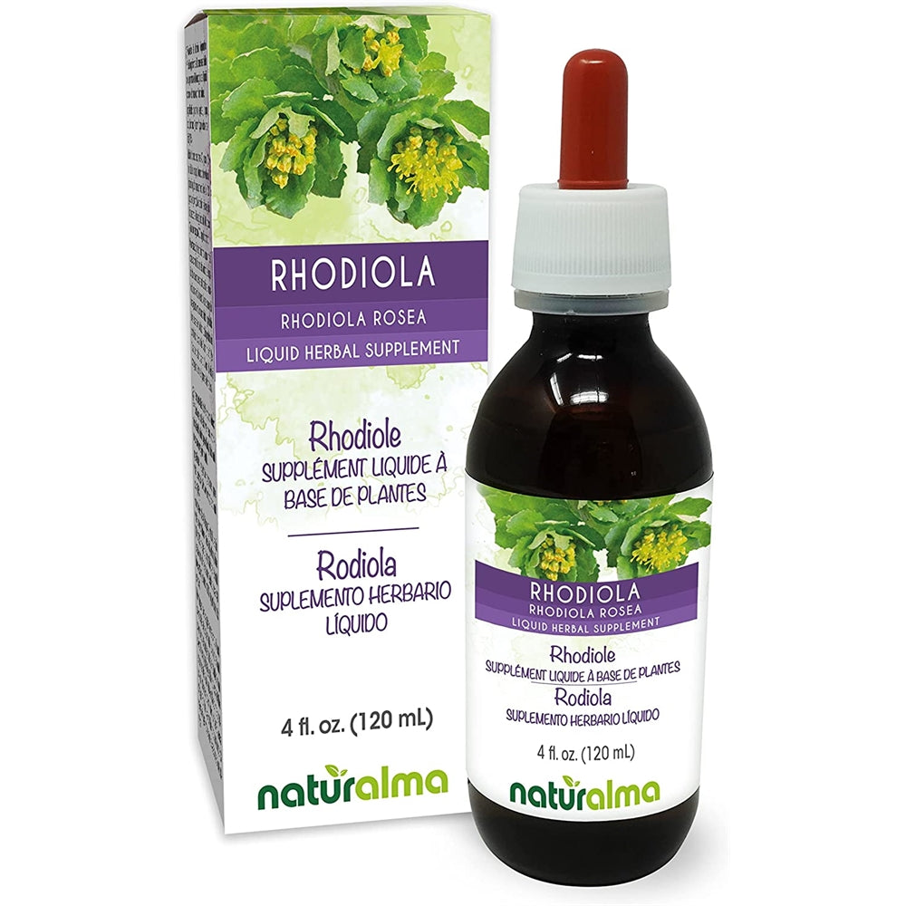 Suplemento Rhodiola rosea (Sedum roseum)  líquido de 4oz