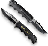 Cuchillo premium grabado, accesorio de viaje compacto