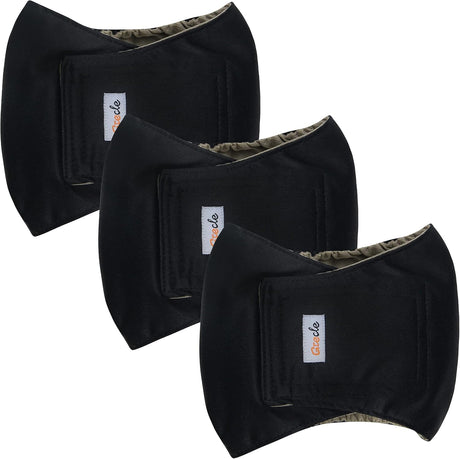 Grecle Pañales prémium para perros machos, pañales(negro, S)