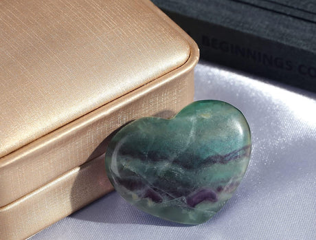 MAIBAOTA Corazón de cristal de 1.772 in, cristales curativos