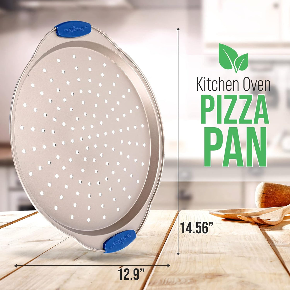 Moldes para Hornear pizza NutriChef BKNCSBSG60PIZZAP