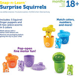 Sorpresas de Ardillas, Learning Resources, 15 Piezas, 18+ Meses
