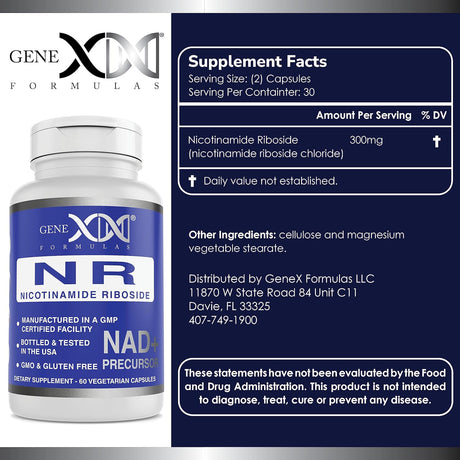 Suplemento NAD Niagen Nicotinamide Riboside reparador de ADN