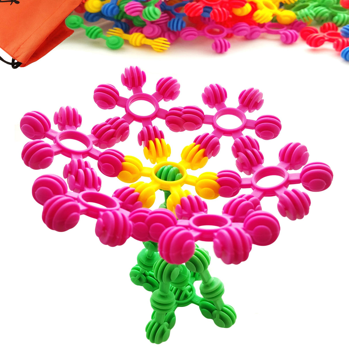 juego de construcción flexible creativo