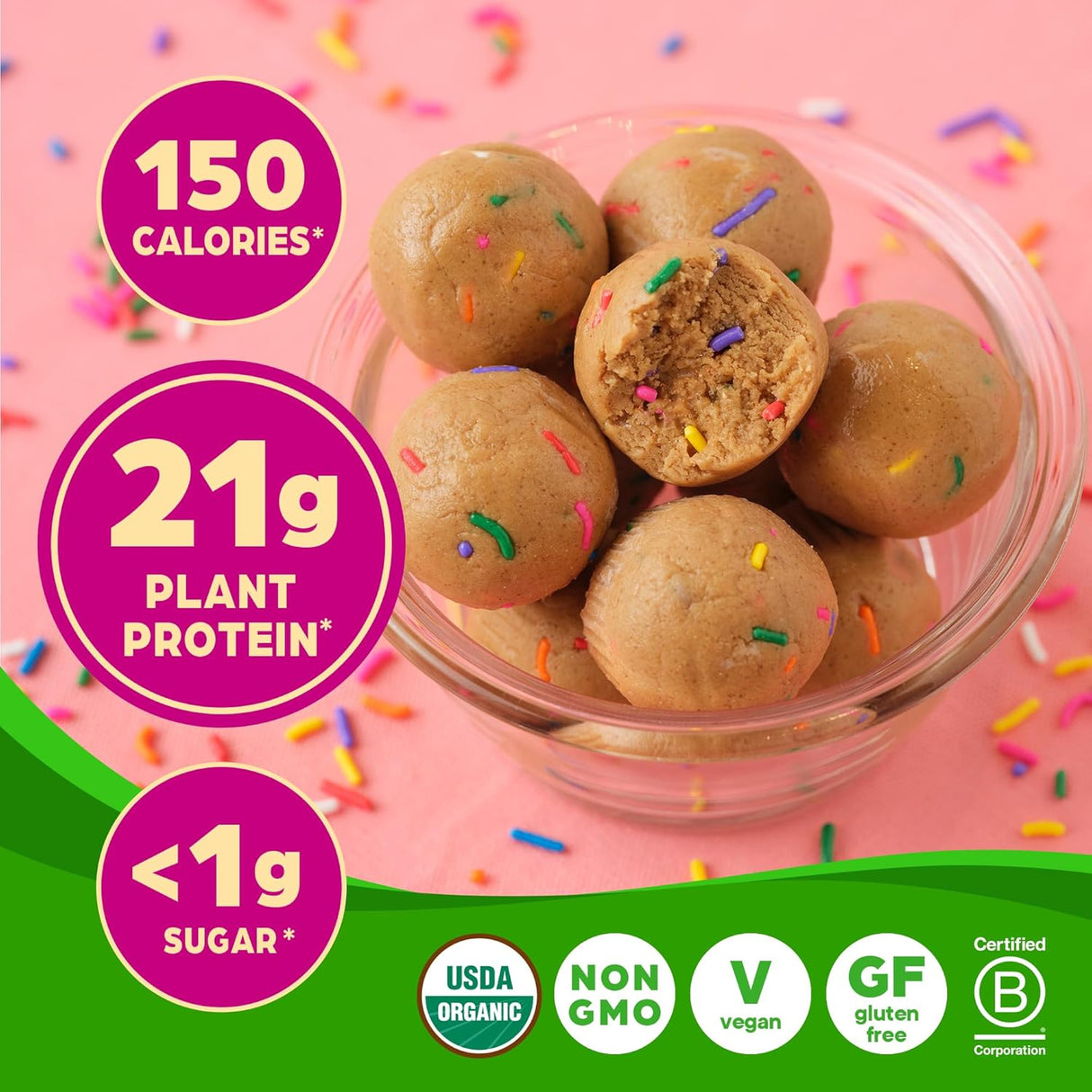 Proteína Vegana Orgánica Orgain - 21g, 7g Fibra, 1.02 lb