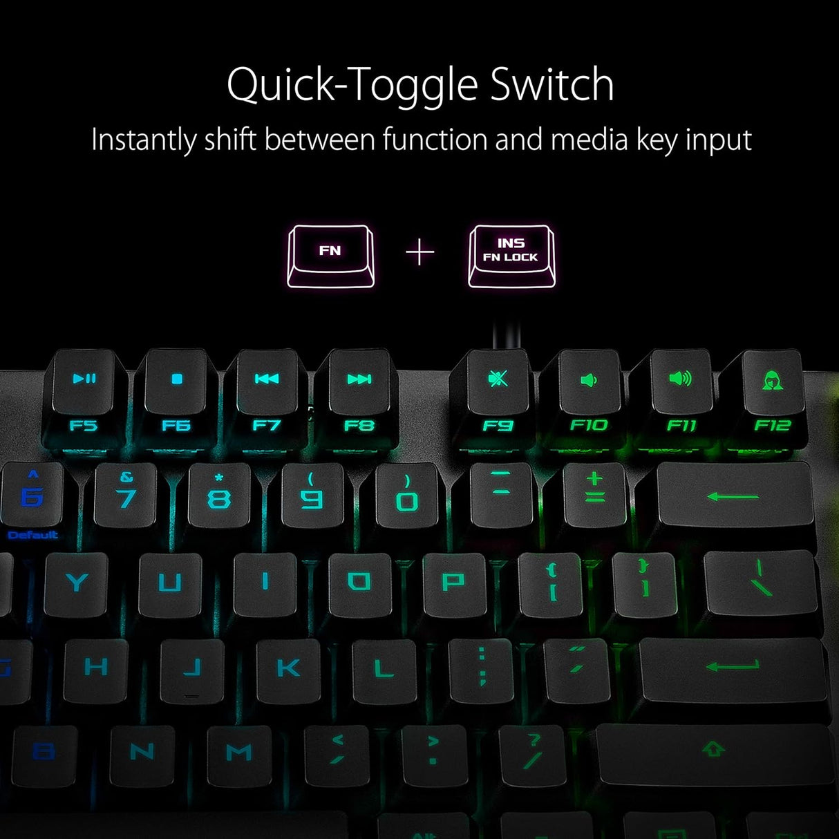 Teclado Mecánico ASUS ROG Strix Scope RX con RGB y Switches Rojos
