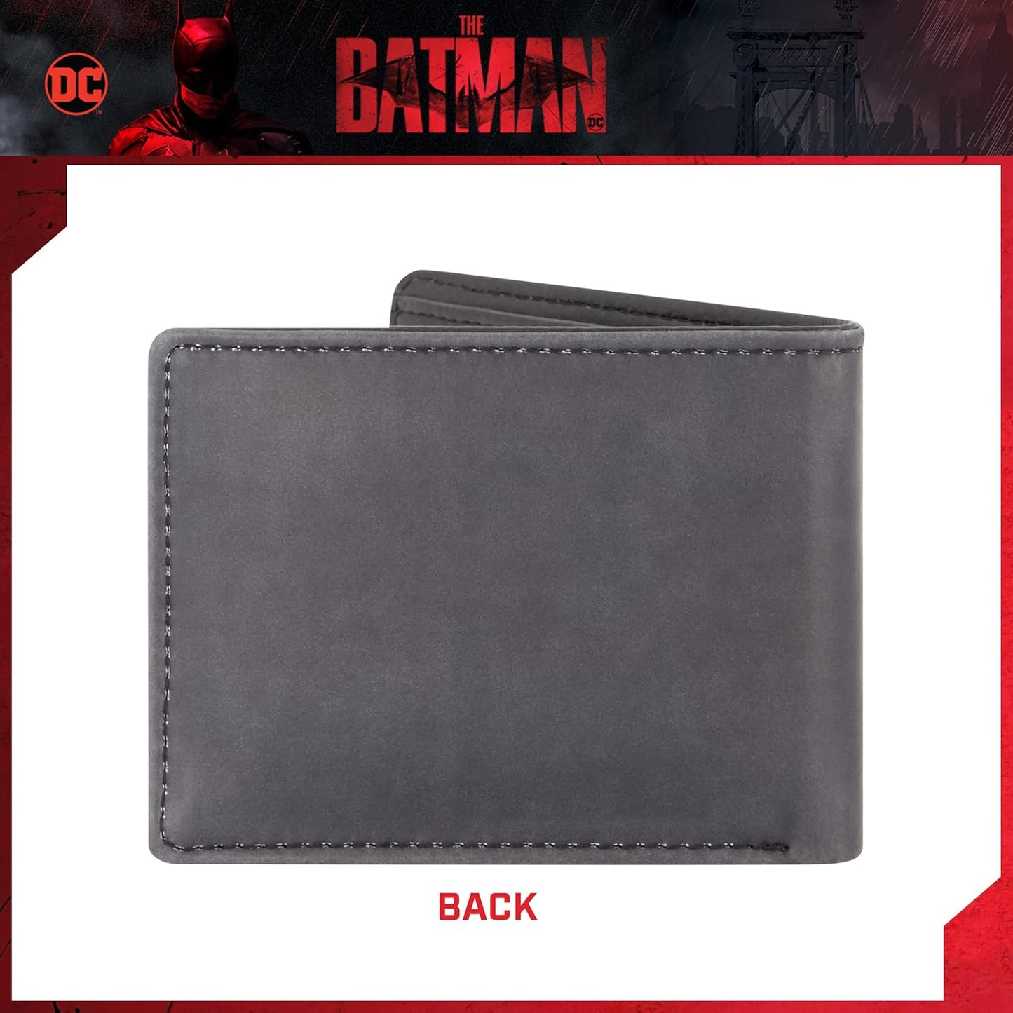 Cartera The Batman, Billetera Delgada con Lata Decorativa