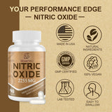 Suplemento de óxido nítrico de 2255 mg  para corazón, 90 cáp