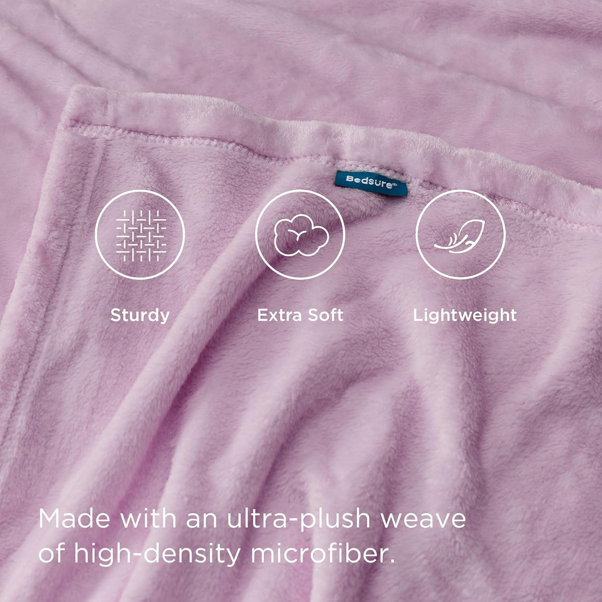 Manta de Microfibra Bedsure - Suave y Ligera - Modelo Fleece