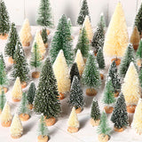 Árboles de Navidad Artificiales SATINIOR, 60 Piezas, 1.8-4.9 Pulg.