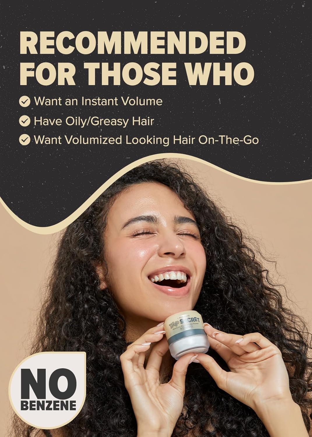 Shampoo seco en polvo con ginseng negro I DEW CARE