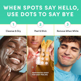 Parches de espinillas para cara paquete de 24 Dots for Spots
