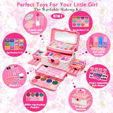 Kit de Maquillaje para Niñas - Juguete No Tóxico, Lavable