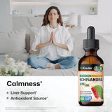 Gotas de Schisandra - Suplemento Natural - 2 Fl.Oz.