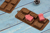 Moldes de Chocolate Halloween, Silicona, Tumbas, 2 pcs
