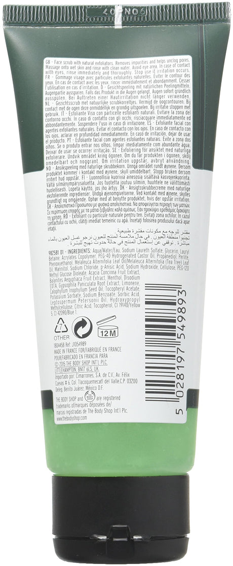 The Body Shop Tea Tree - Exfoliante facial