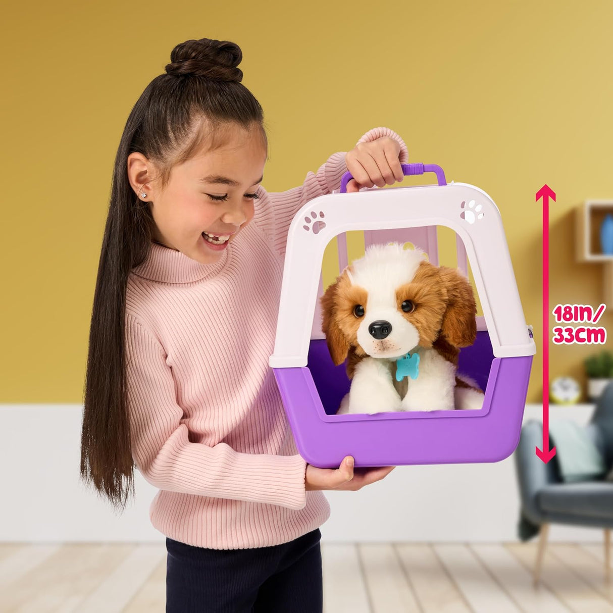 Perro Interactivo Little Live Pets - Patches Beagle, 60+ Sonidos