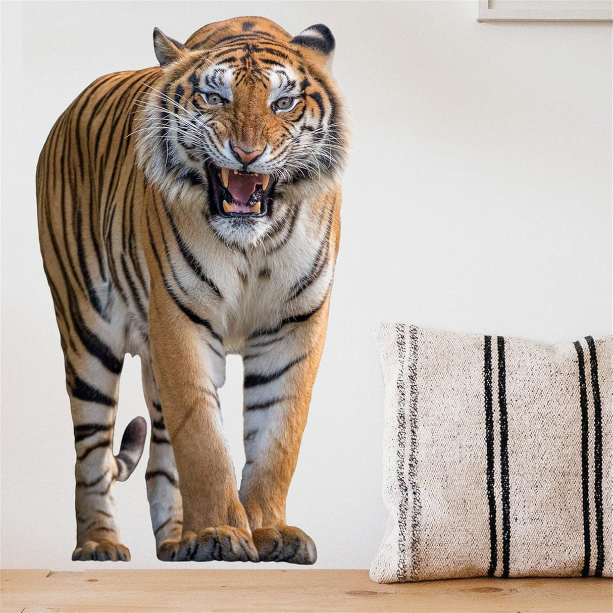 Pegatinas de Pared ROFARSO Tigre Lifelike para Habitaciones
