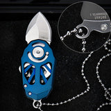 Cuchillo plegable de acero inoxidable para uso diario gris