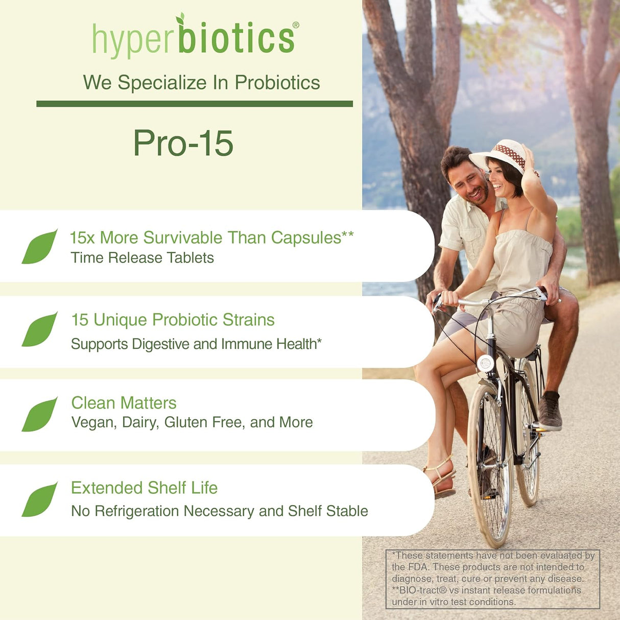 Suplementos Pro 15 probiótico vegano  Salud digestiva 30 und