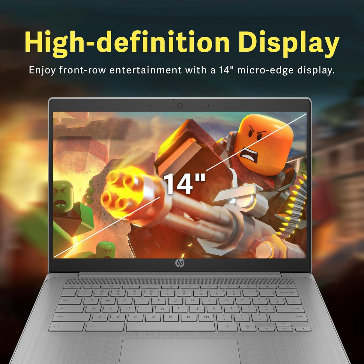 Laptop HP Chromebook 14, Intel Celeron N4120, 4GB RAM