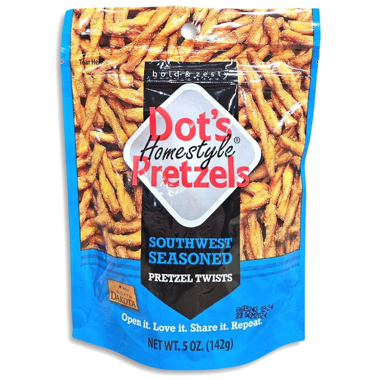 Pretzels estilo casero, sabor suroeste, bolsa de 5 oz