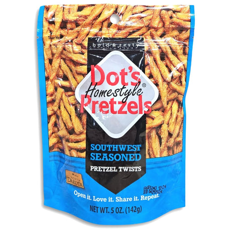 Pretzels estilo casero, sabor suroeste, bolsa de 5 oz