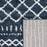 Alfombra de área Shag - Diseño marroquí, fácil cuidado, ASG741L