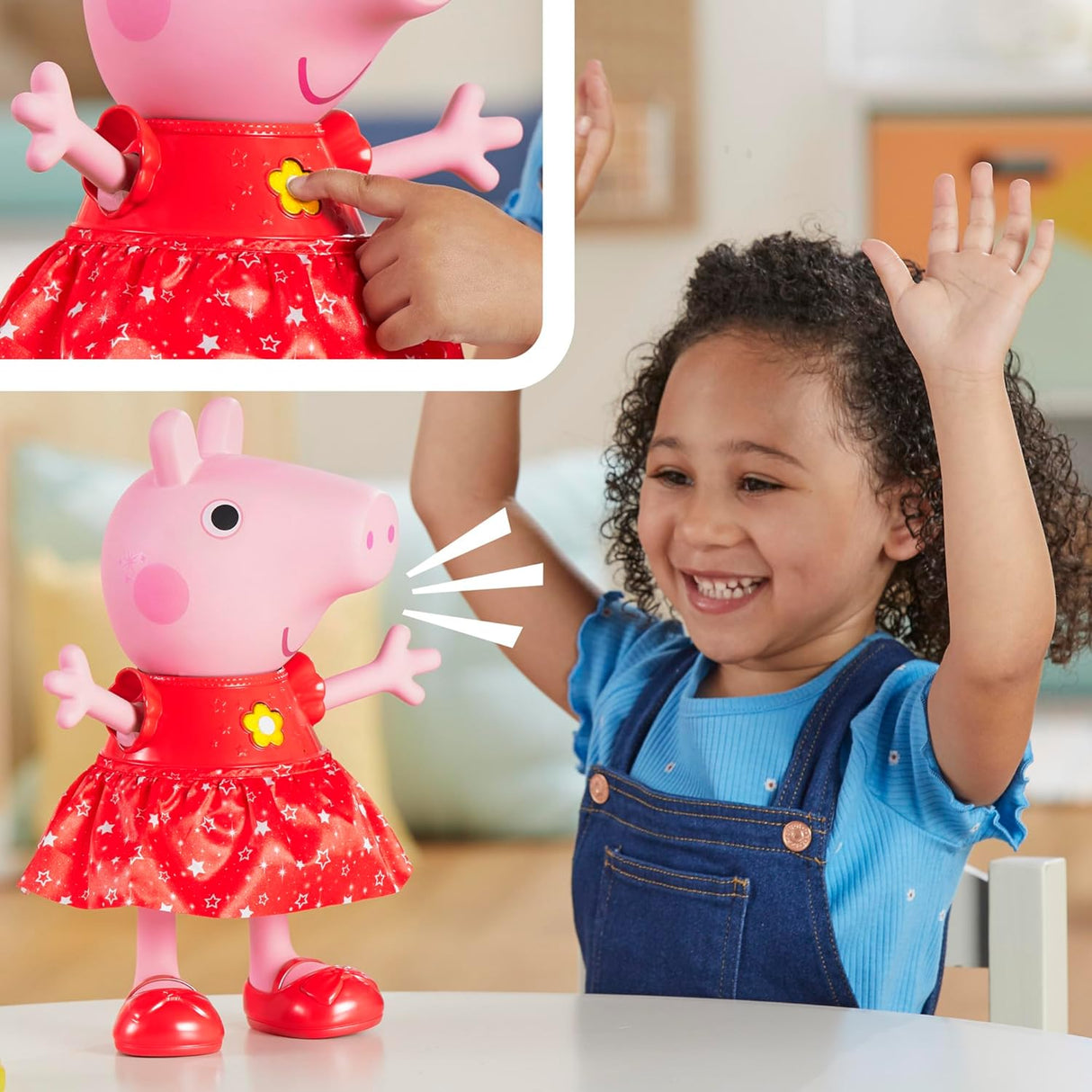Muñeco de Peppa's Muddy Puddles: Canta y Baila, +3 años