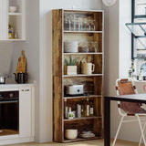 Estantería IRONCK 6 niveles, 70 para oficina y hogar