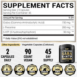 Suplemento NUQIIT 3 en 1 GABA Suplementos 750mg L-teanina