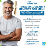 Suplemento avanzado de construcción muscular para hombres