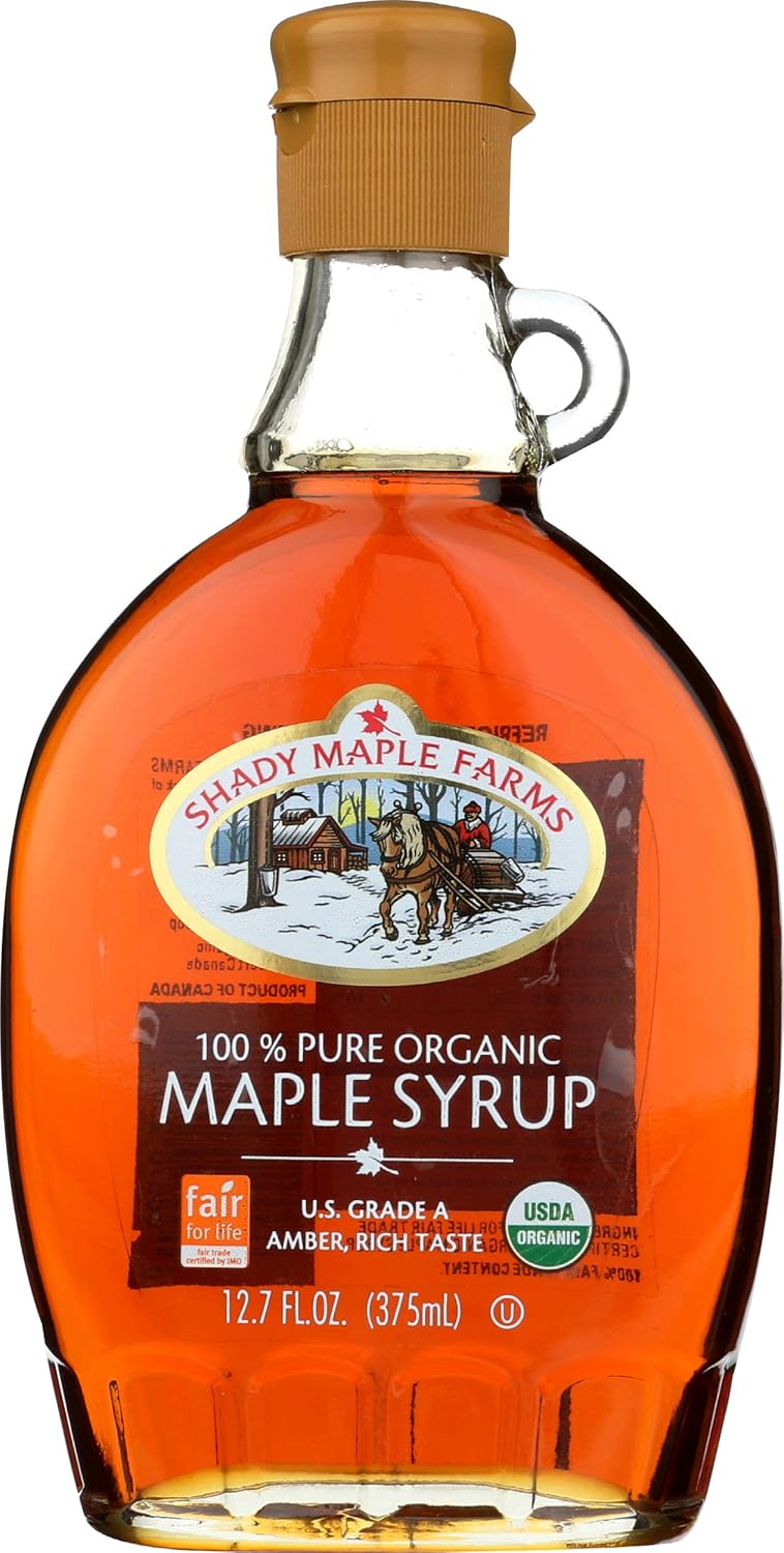 Sirope de Arce Shady Maple Farms, Grado A, 12.70 oz, Orgánico