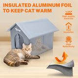 Casa para Gatos Exterior Toozey, Aislada, Impermeable, Modelo 2023