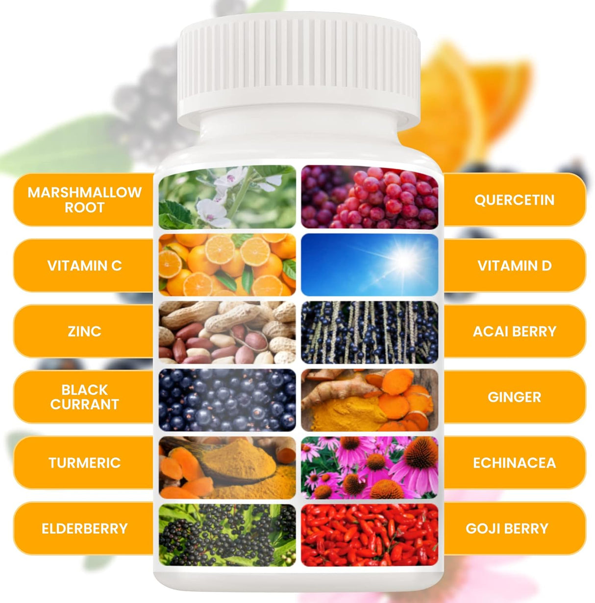 Suplemento Inmunológico Luxe Choice - 12 en 1 Vitaminas 120 Caps