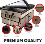 Organizador de Maletero FORTEM, Colapsable 65L, Antideslizante