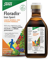 Floradix Iron Sport Líquido Mineral y Vitaminas - Energía y Nutrición 8.5 oz