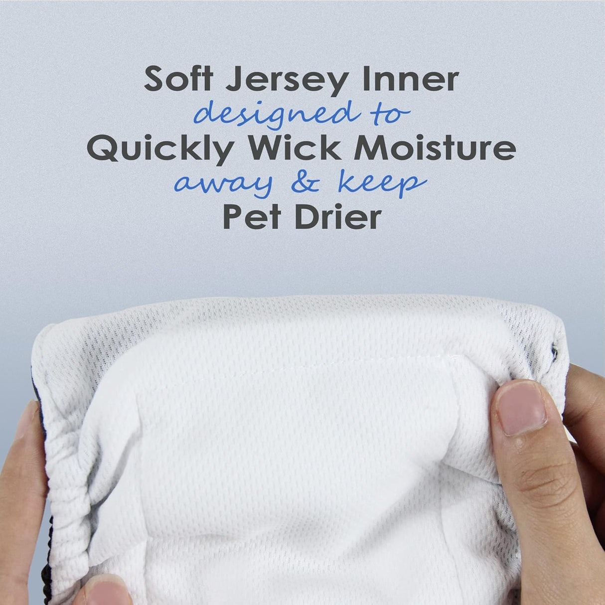 wegreeco - Pañales lavables perros paquete de 3 talla S