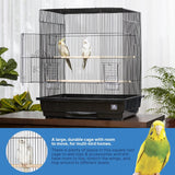 Jaula cuadrada para aves color negro Prevue Pet Products