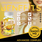 Gomitas de Creatina Monohidrato Complejo para Hombre y Mujer - Fórmula Avanzada 90 Unidades