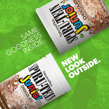 Proteína en polvo para niños SPIRU-TEIN Junior - 1 lb - Vegana