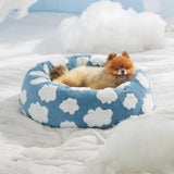 Cama para perros pequeños redondas relajantes Lesure Donut