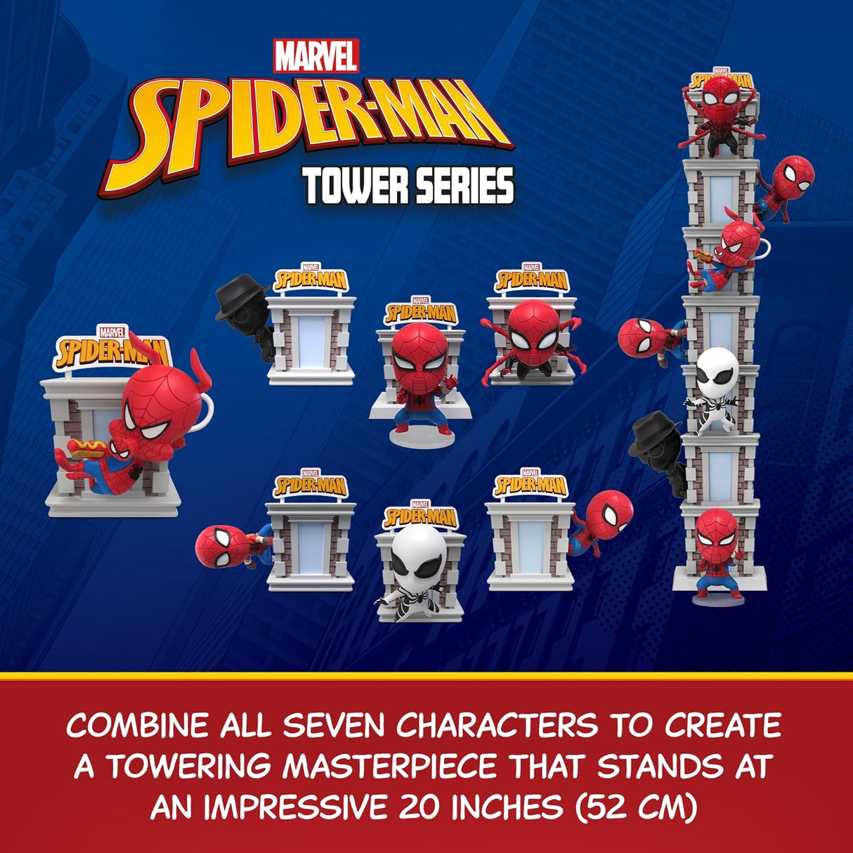 Figuras Coleccionables YuMe Spider-Man Tower Series - 3