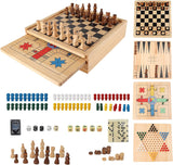 Juego de Mesa 9 en 1 GSE: Ajedrez, Damas, Ludo, Dominó, etc.