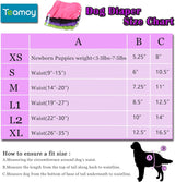 Teamoy – Pañales lavables para perros hembras, reutilizables, súper absorbentes y cómodos