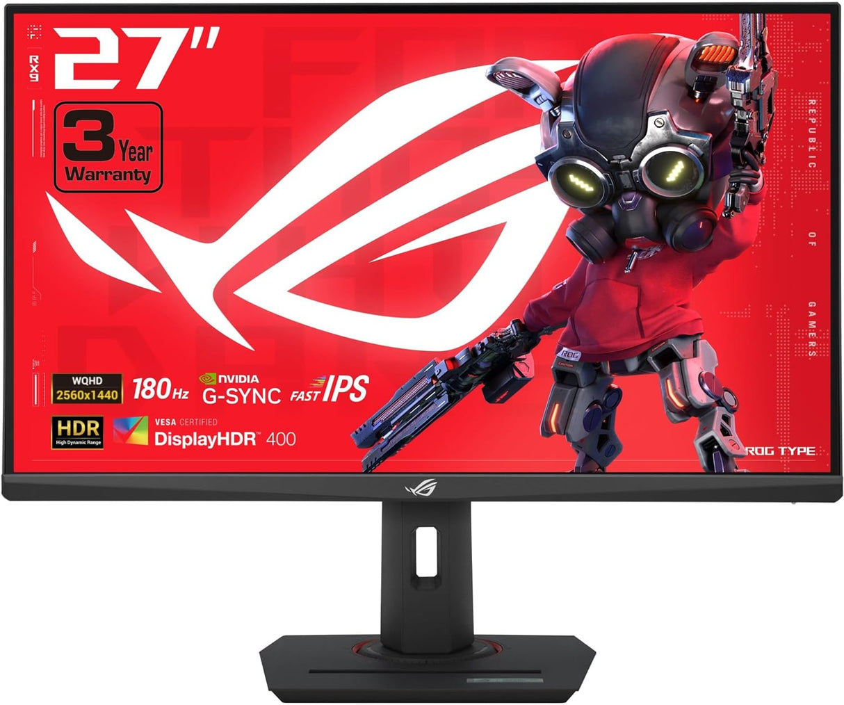 Monitor Gaming ASUS ROG Strix 27 QHD 180Hz XG27ACS