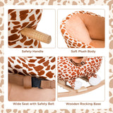 Juguete de caballito de peluche Qaba, giraffe, 18-36 meses