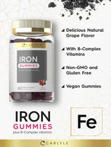 Suplemento Carlyle Gomitas de hierro Vitaminas  complejo B