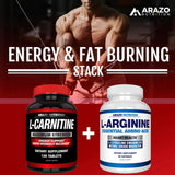 Suplemento L-carnitina, 120 tabletas con aminoácido